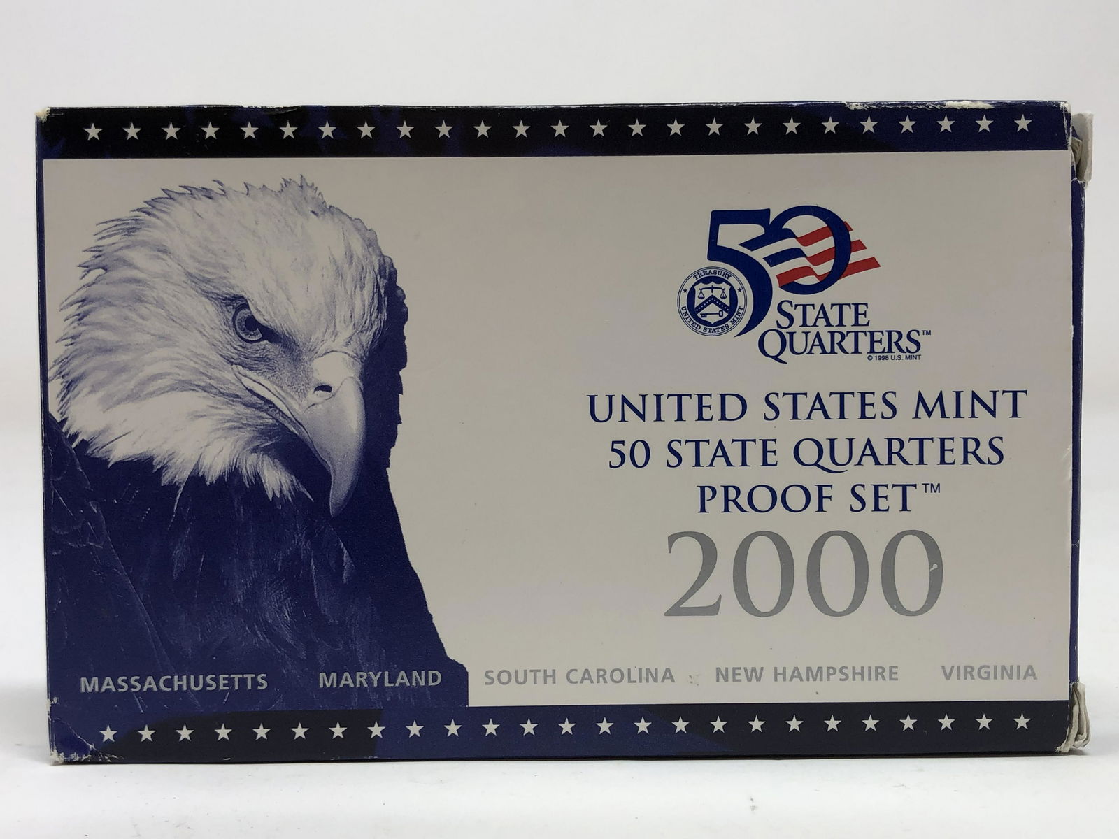 2000 proof set STATE QUARTERS 5 coins S MINT mark SAN (1 of 4)