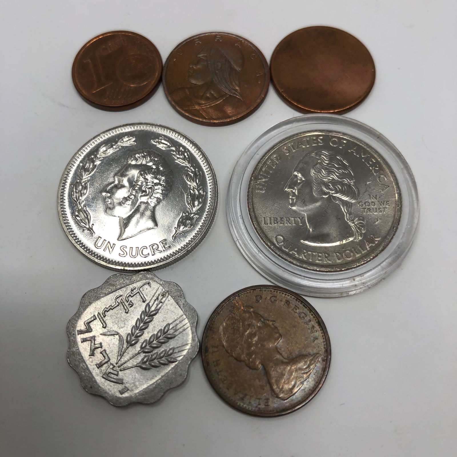 LUCKY 7 COIN (seven) US and Foreign Coin Collectors (1 of 8)