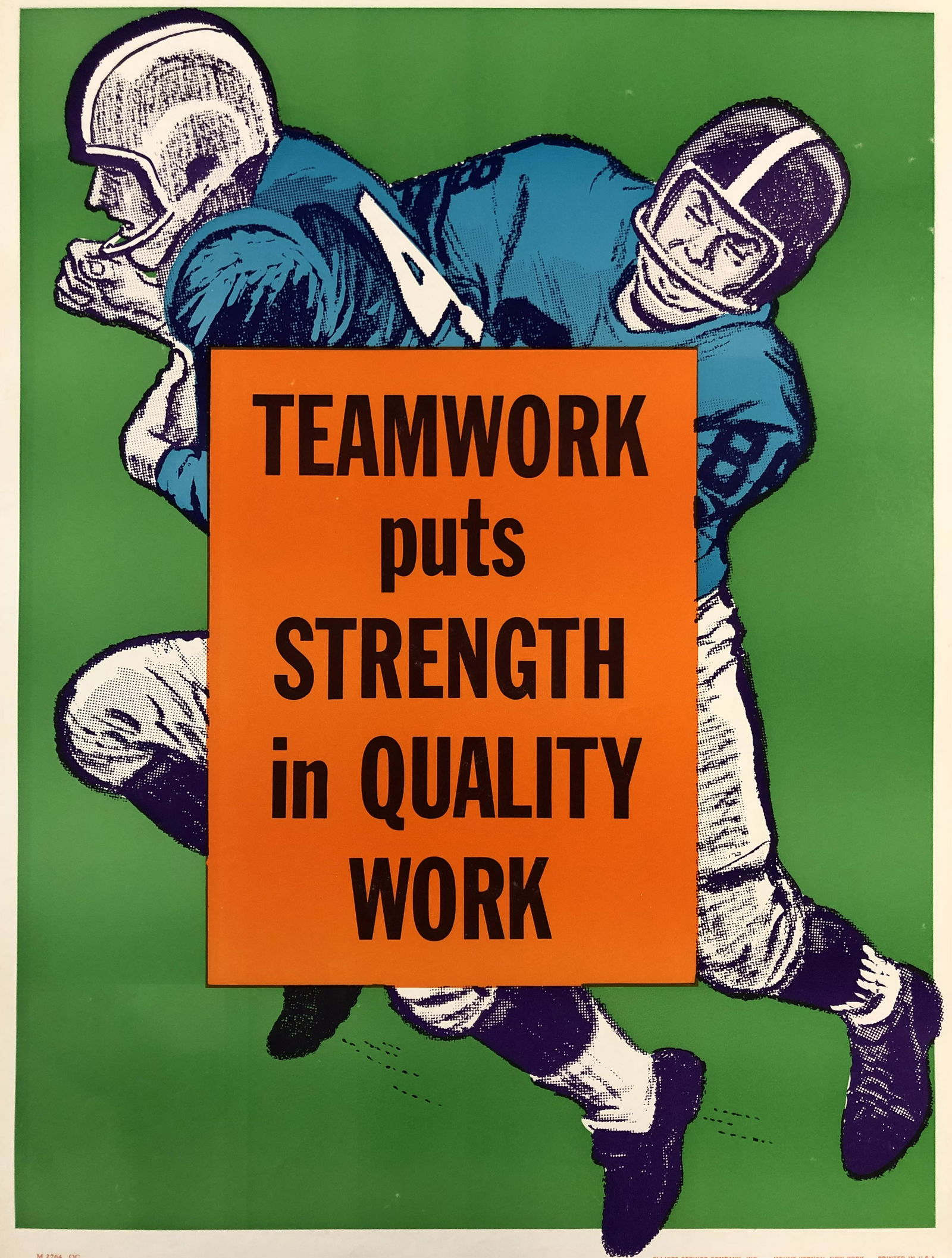 Motivational Poster: Teamwork Puts Strength in Quality (1 of 5)