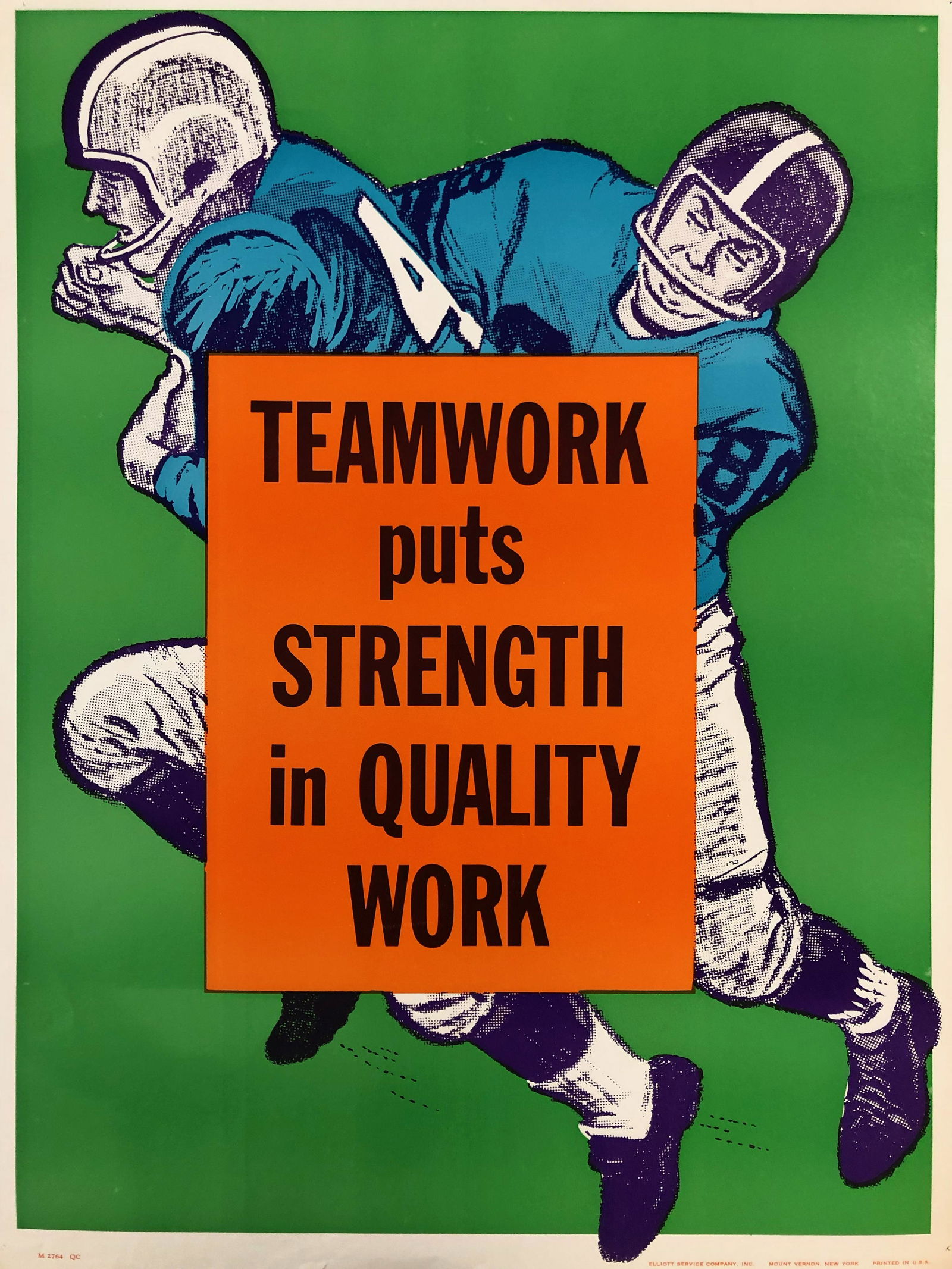 Motivational Poster: Teamwork Puts Strength in Quality (1 of 6)