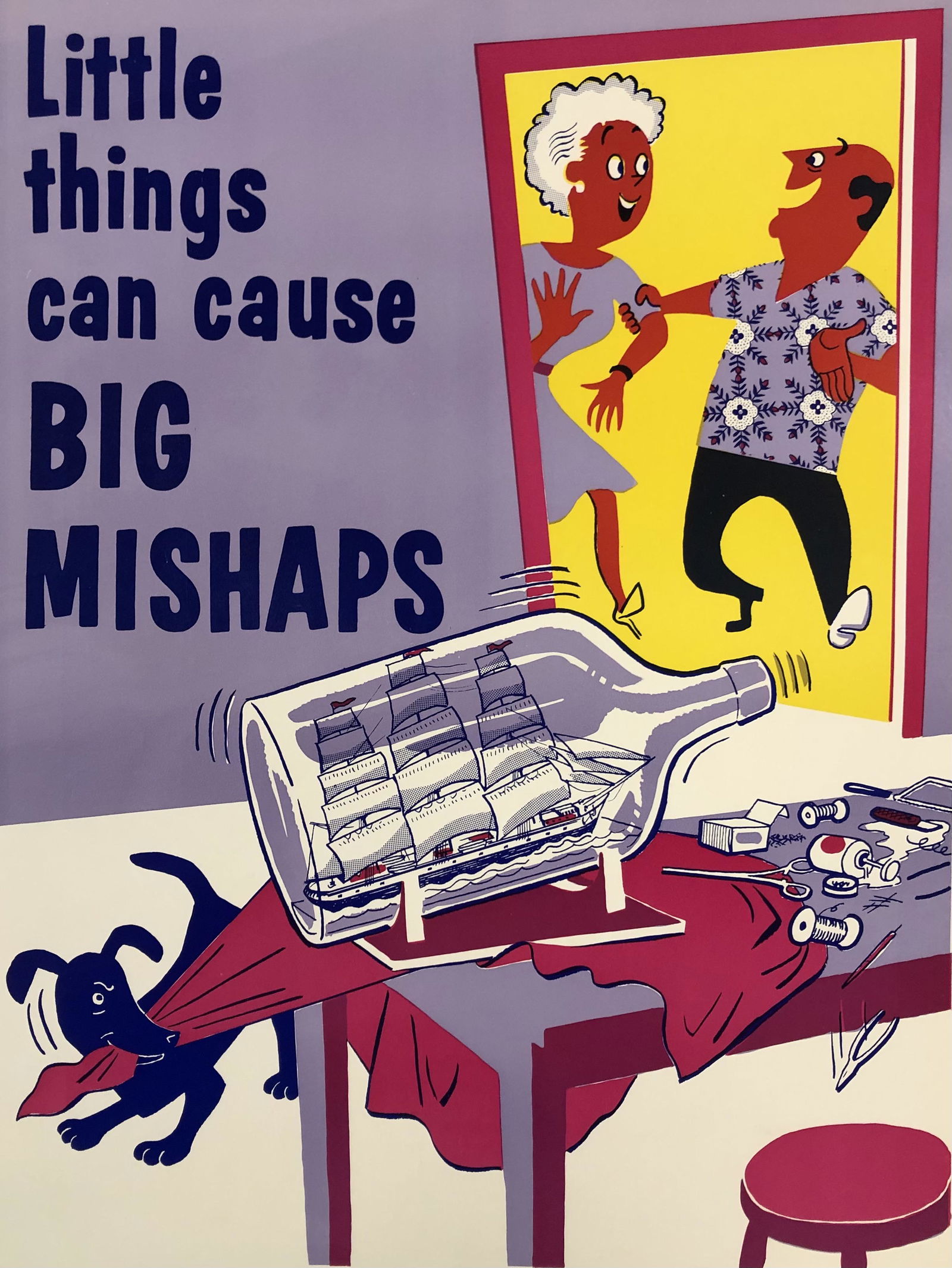 Safety Poster: Little Things Can Cauase BIG Mishaps (1 of 3)