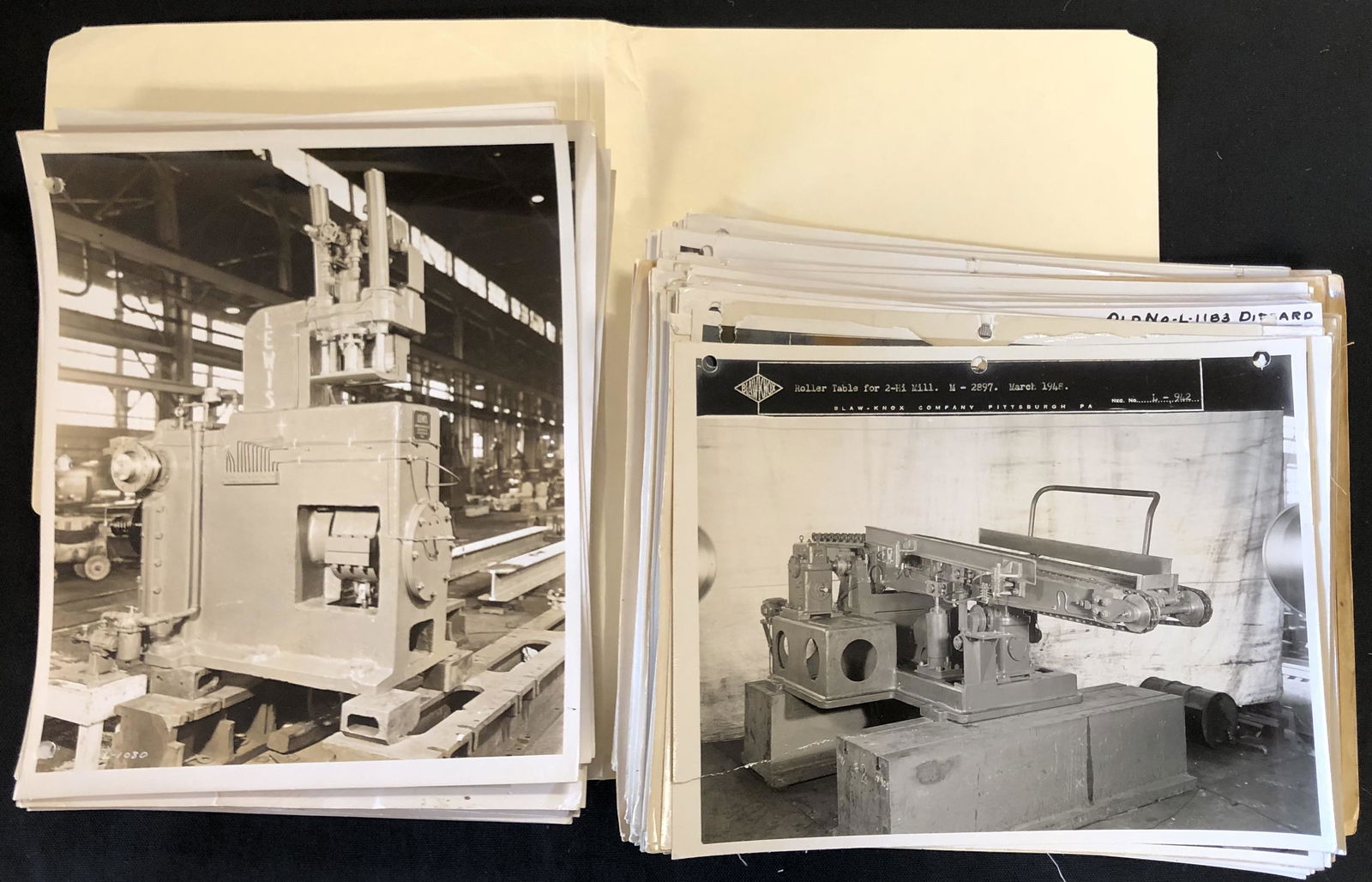 Lot (over 100) Mfg Photos Post WWII 8x10 BLAW KNOX (1 of 11)