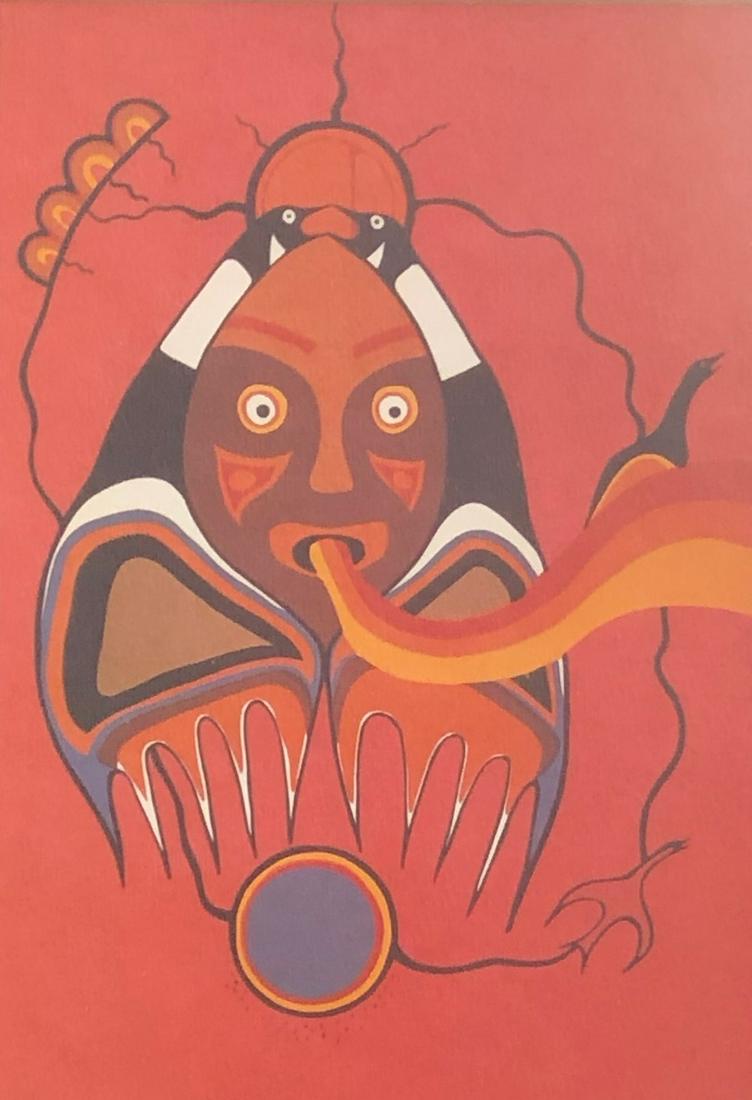 Jackson Beardy Serigraph / LOVE OF BIRDIE (1 of 5)