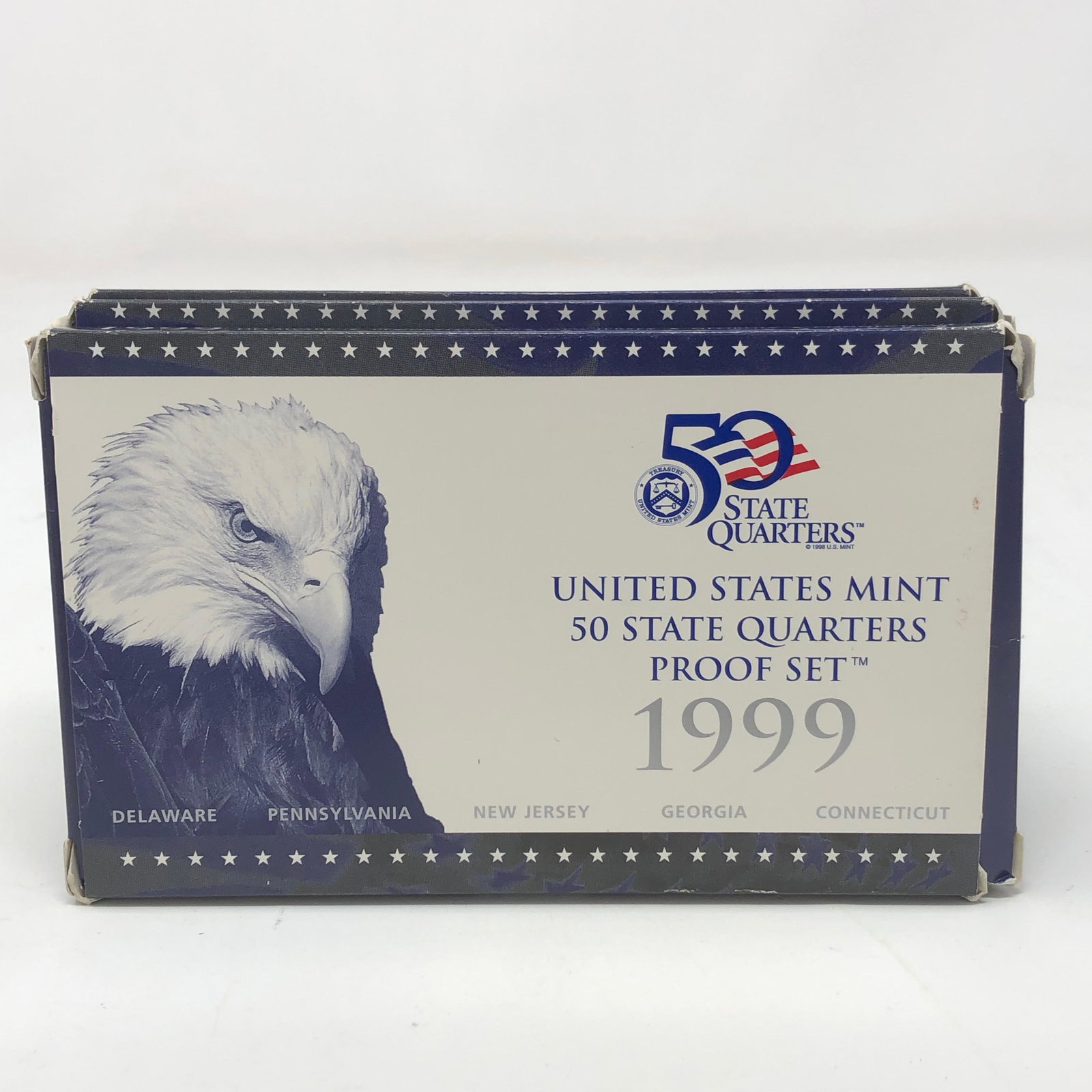 LOT (3) Three 1999 State Quarter D mint Proof Sets DE (1 of 3)