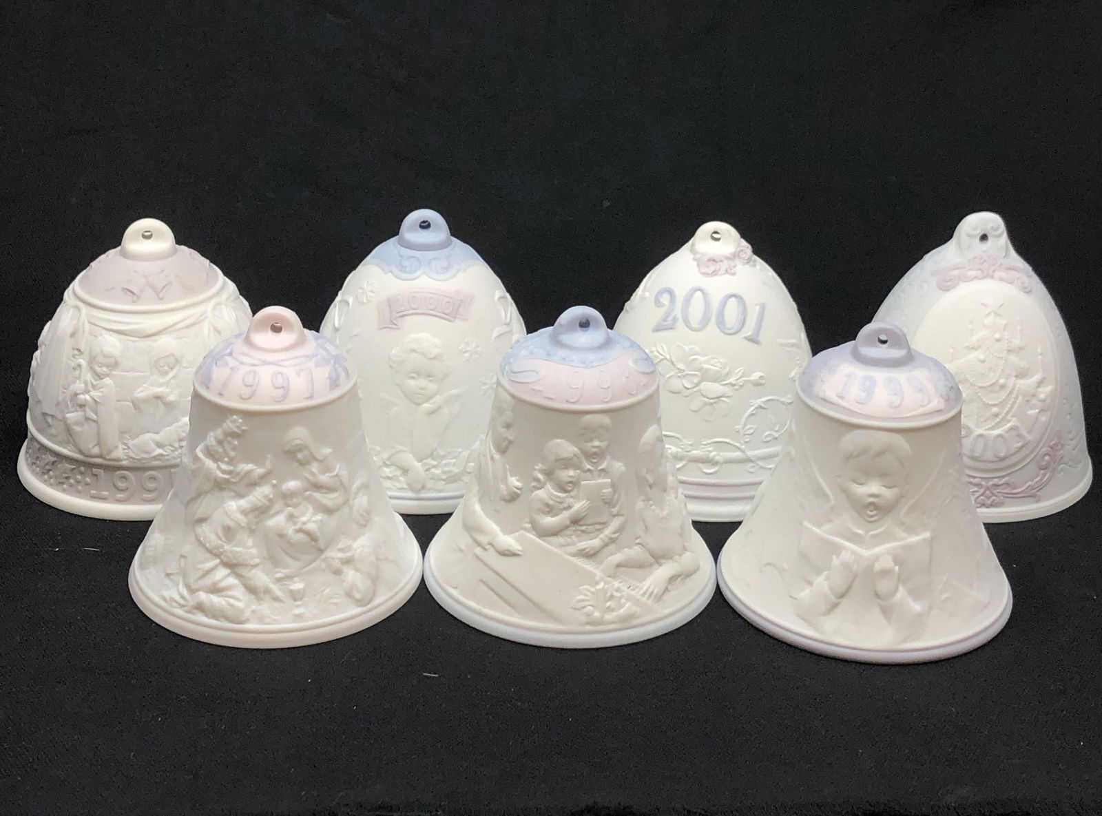 LOT (7) LLADRO PORCELAIN Christmas BELLs original boxes (1 of 15)