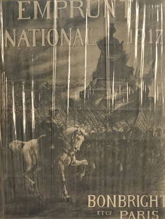 ORIGINAL EMPRUNT NATIONAL 1917 BONBRIGHT ET. CO PARIS: Description: ORIGINAL EMPRUNT NATIONAL 1917 BONBRIGHT ET. CO PARIS FRENCH WW1 POSTERMedium: PaperMeasurement approximate: 17 x 22 InchesShipping cost: $45 Different rate to California, Hawaii and