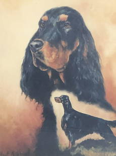 Ruth Hyatt Maystead dog lithograph /Limited edition: Description: Ruth Hyatt Maystead dog lithograph /Limited edition 75/299 COAMedium: PaperMeasurement approximate: Frame: 15 x 13/ Image: 8 x 6 InchesShipping cost: $35 Different rate to California,