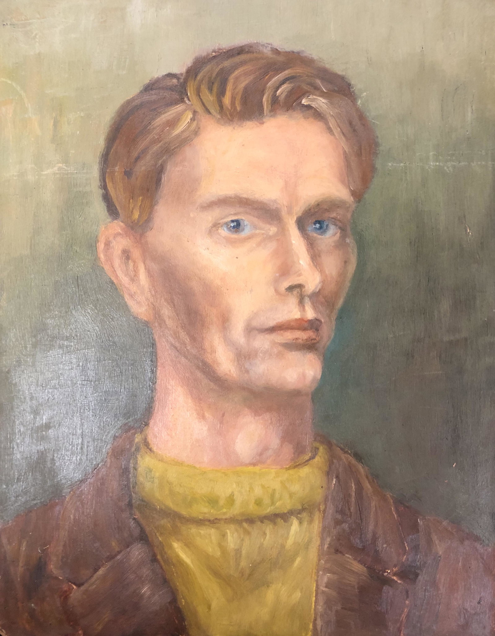 RALPH I. WALTON oil/board self-portrait (1 of 4)