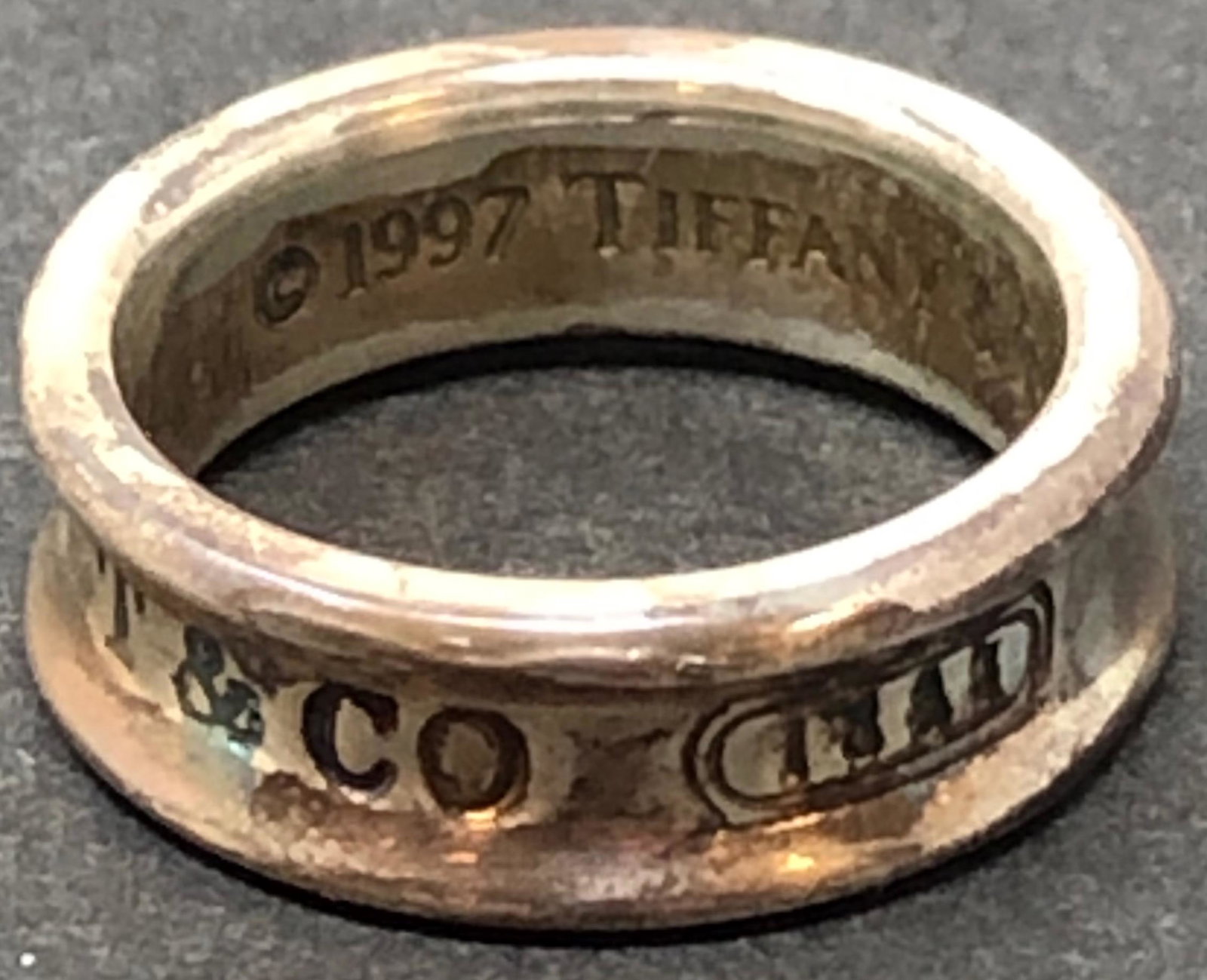 TIFFANY Sterling Silver 925 Ring US Size 6.5 (1 of 3)