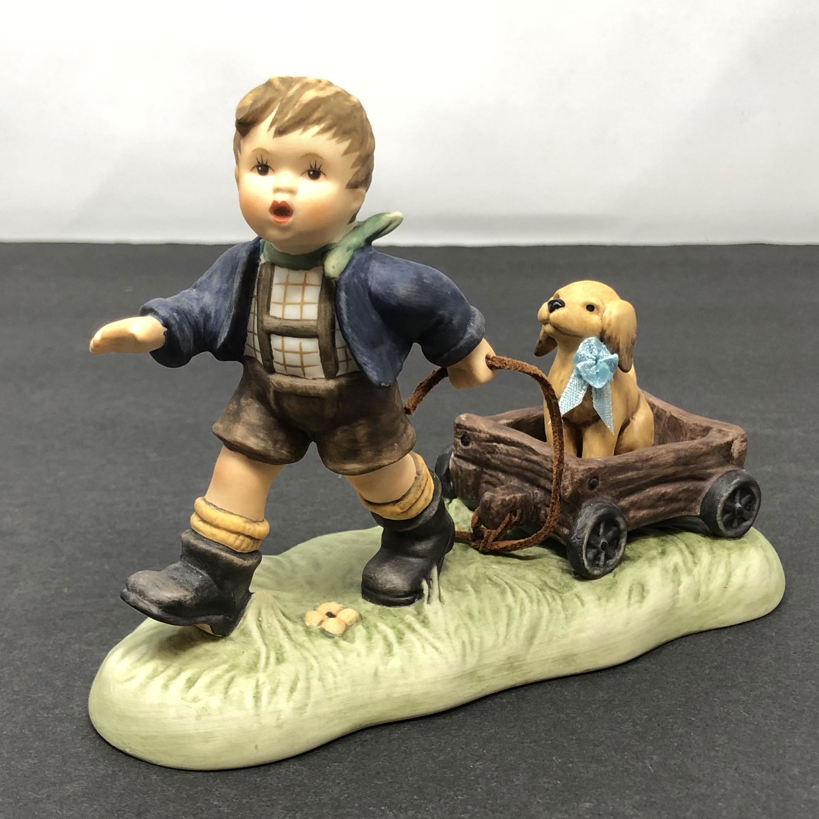 Berta Goebel Hummel BH294 Best in Show.: Description: Berta Goebel Hummel BH294 Best in Show. Approximate measurements: 4 H X 5.5 L X 2 W. Materials: Porcelain. Shipping cost: $15. Different rate to California, Alaska, Hawaii and all interna