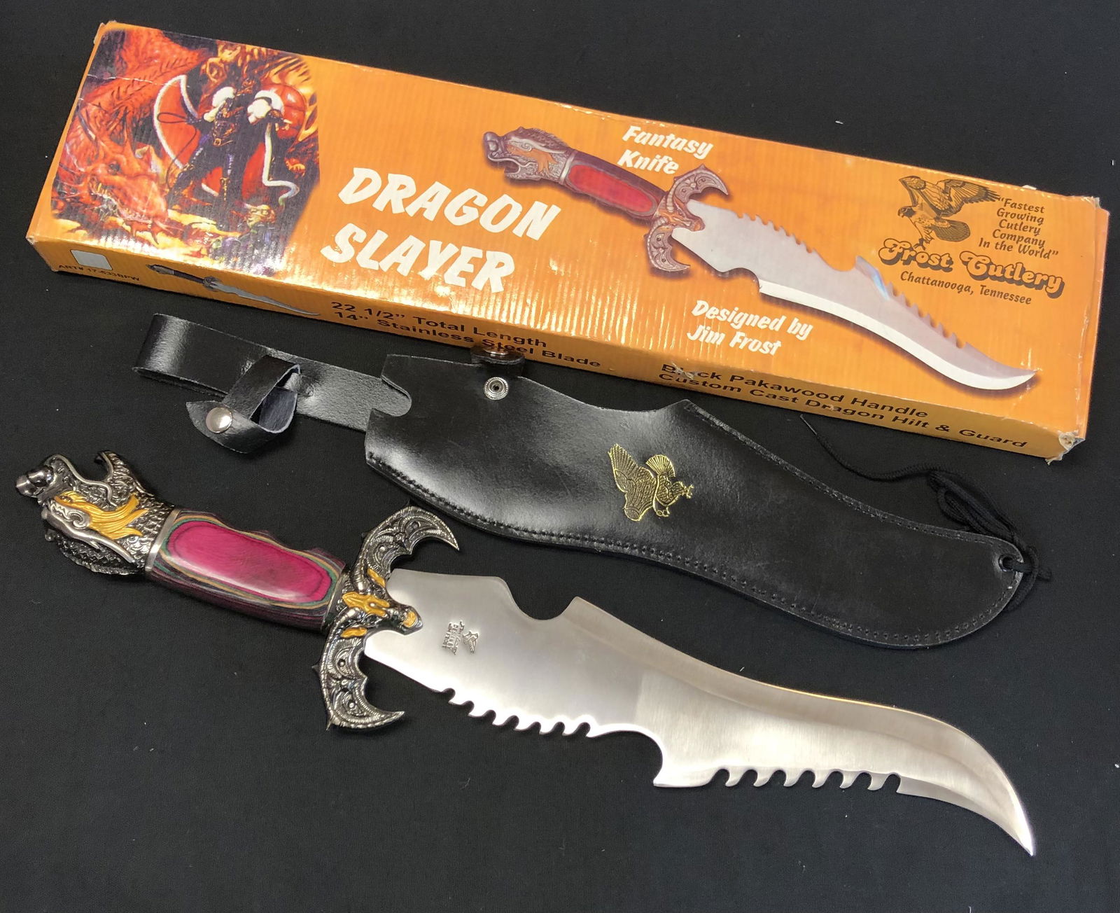 Jim Frost Dragon Slayer Fantasy Knife 22.5 Inch