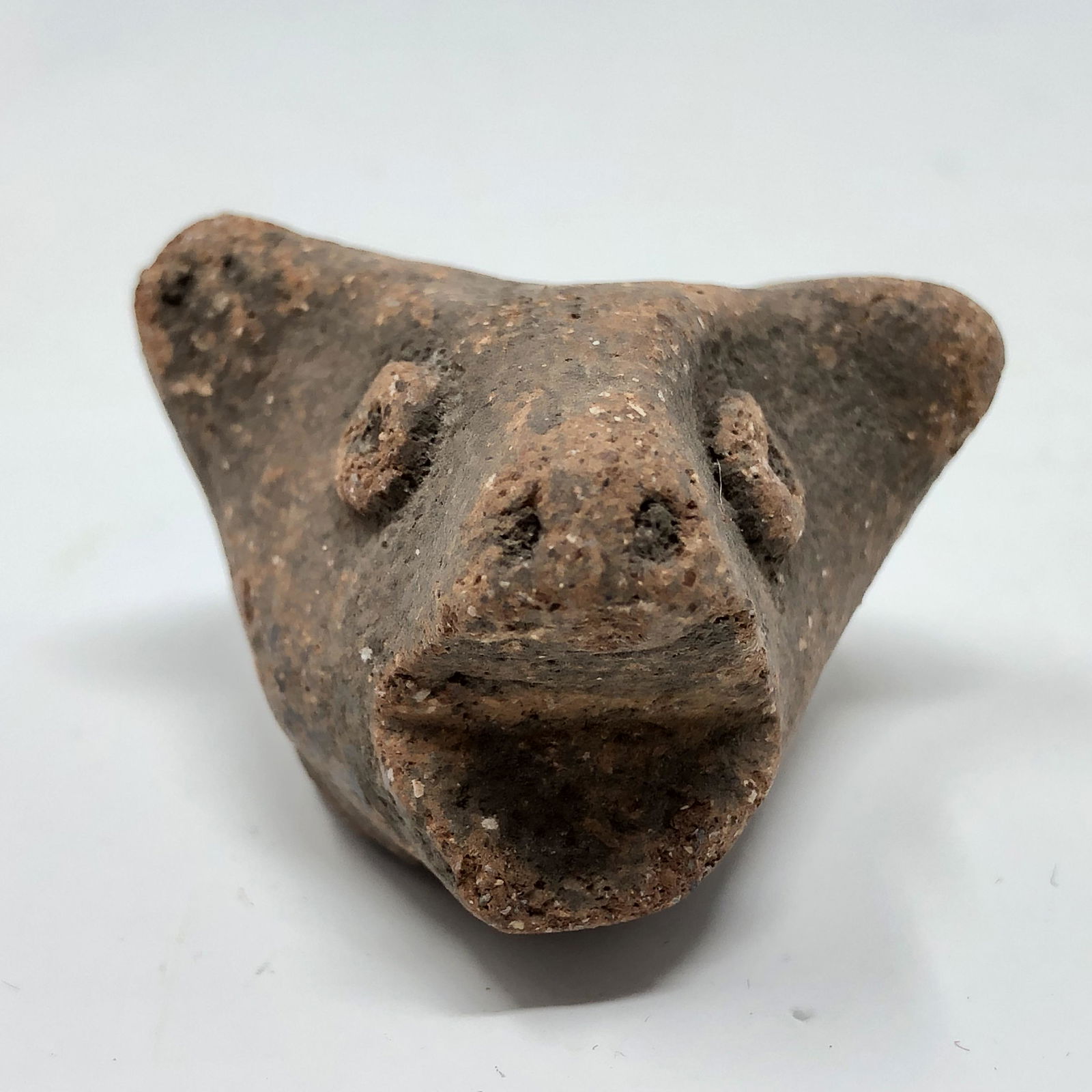 Pre Columbia Carved stone wolf mini figurine (1 of 3)