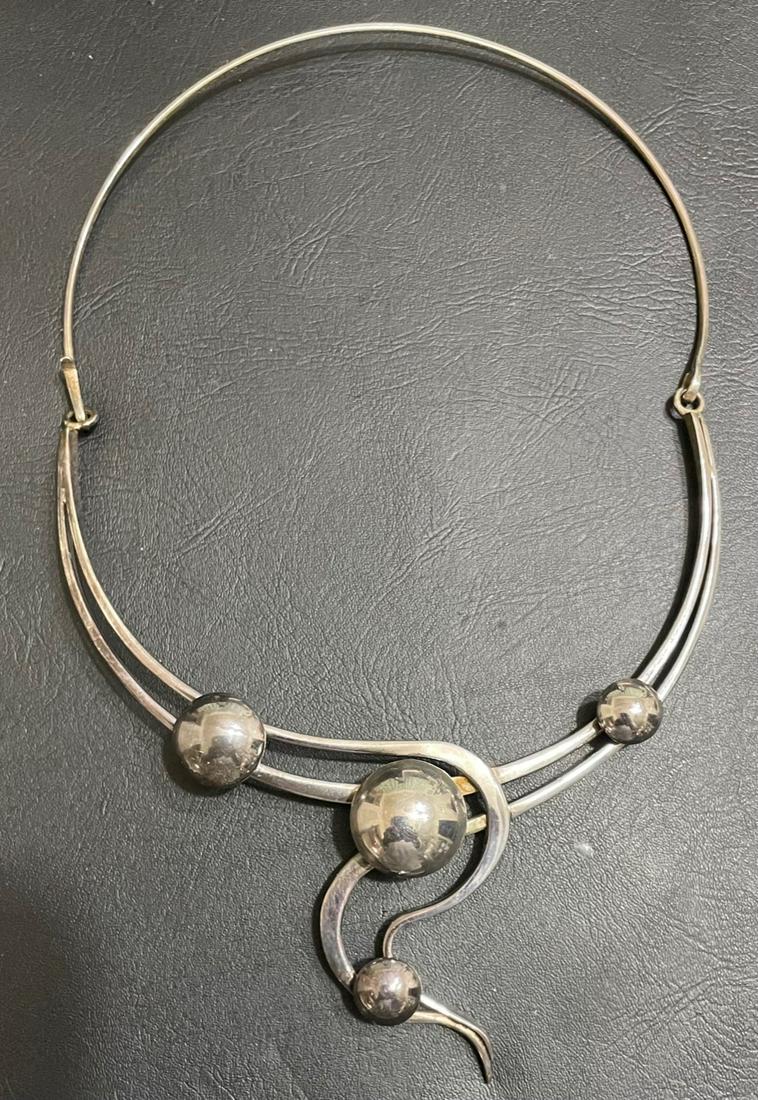 Elegant Designer Zilka Sterling silver necklace (1 of 5)