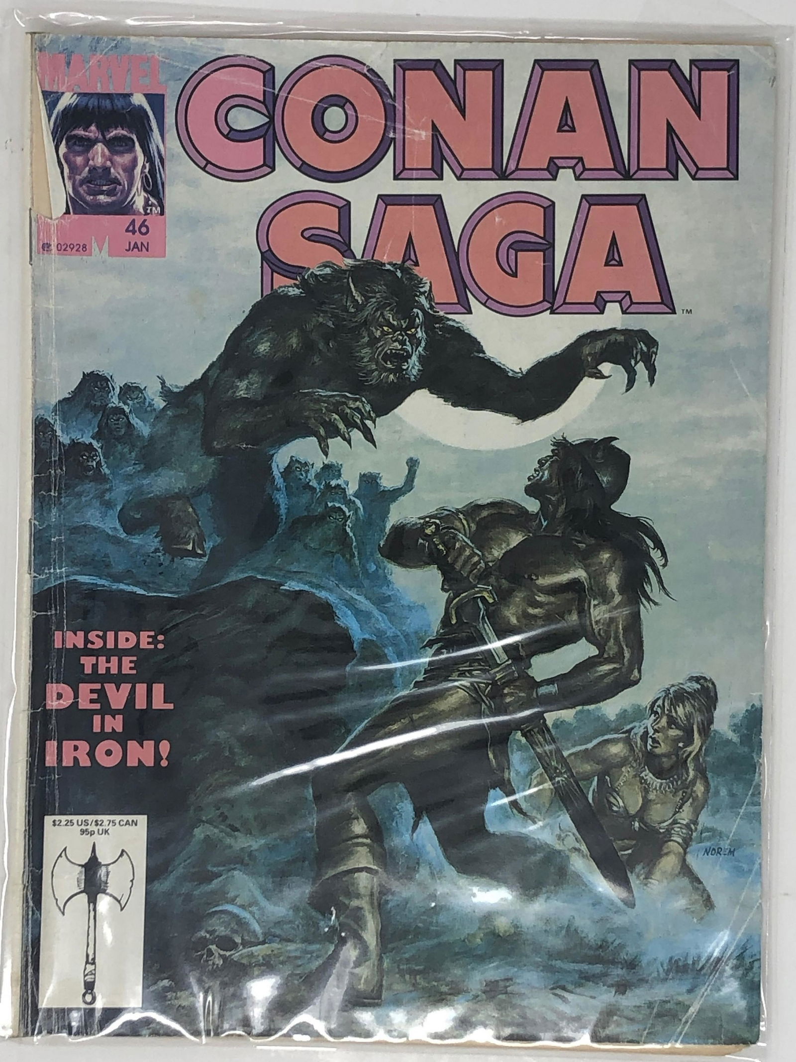 MARVEL, CONAN SAGA A Marvel Magazine  #46 (1 of 2)