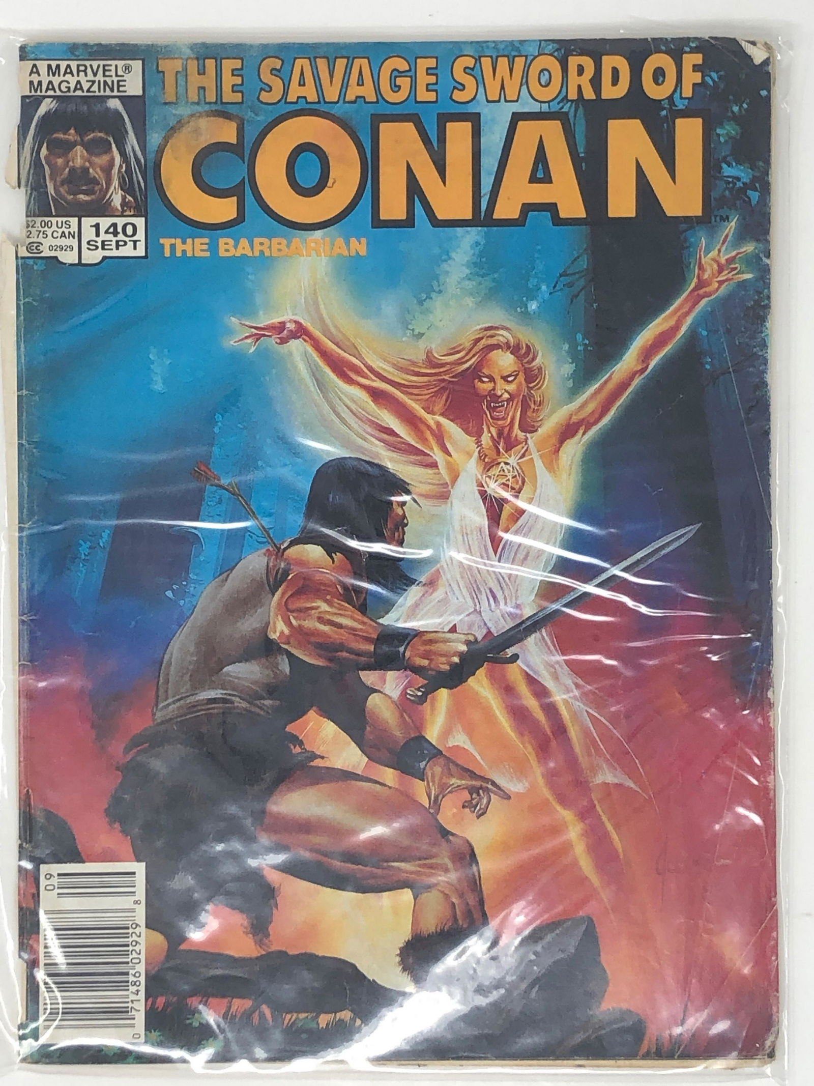 MARVEL, The Savage Sword of CONAN A Marvel Magazine  #140 (1 of 2)