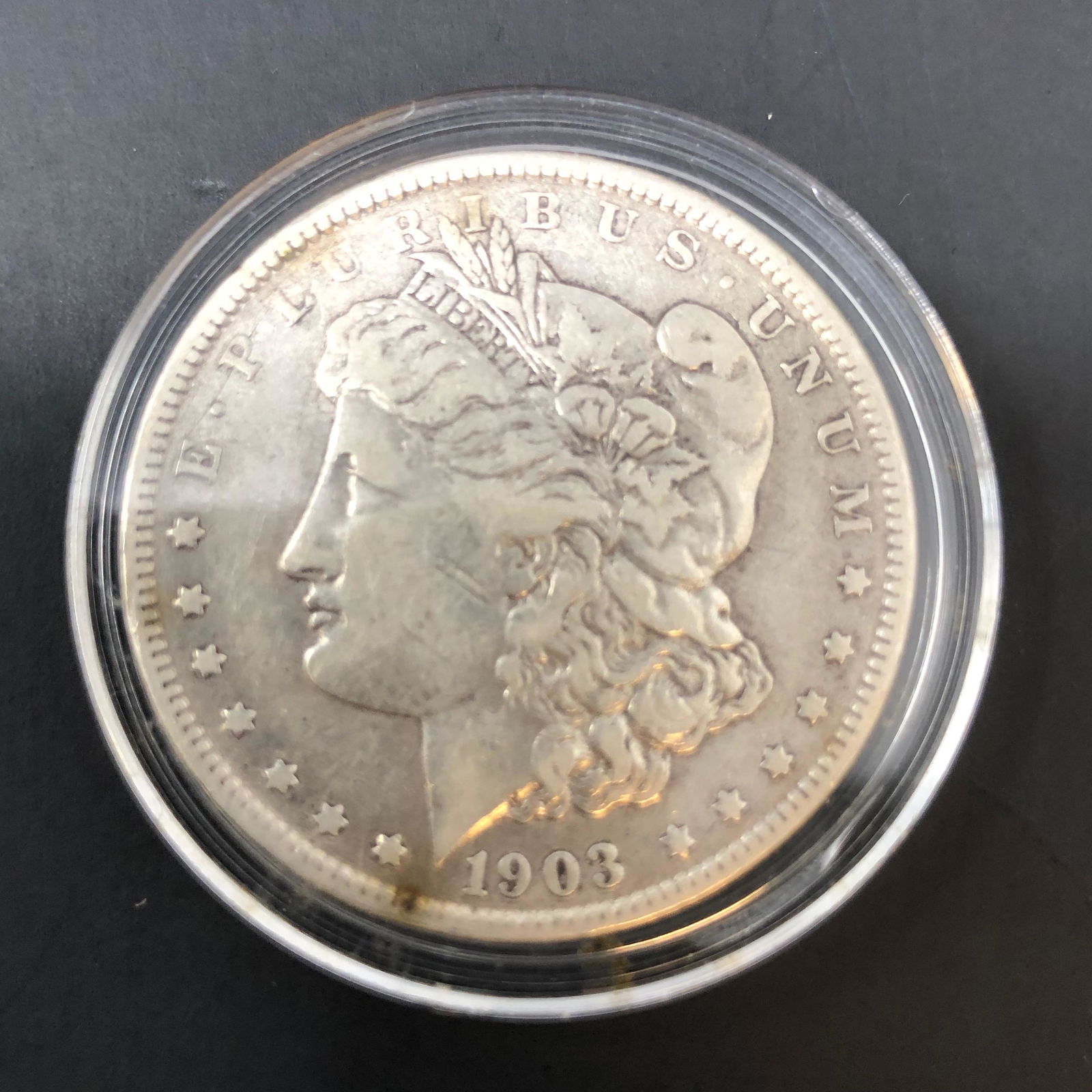 1903-P Morgan Silver Dollar  F-VF (1 of 2)