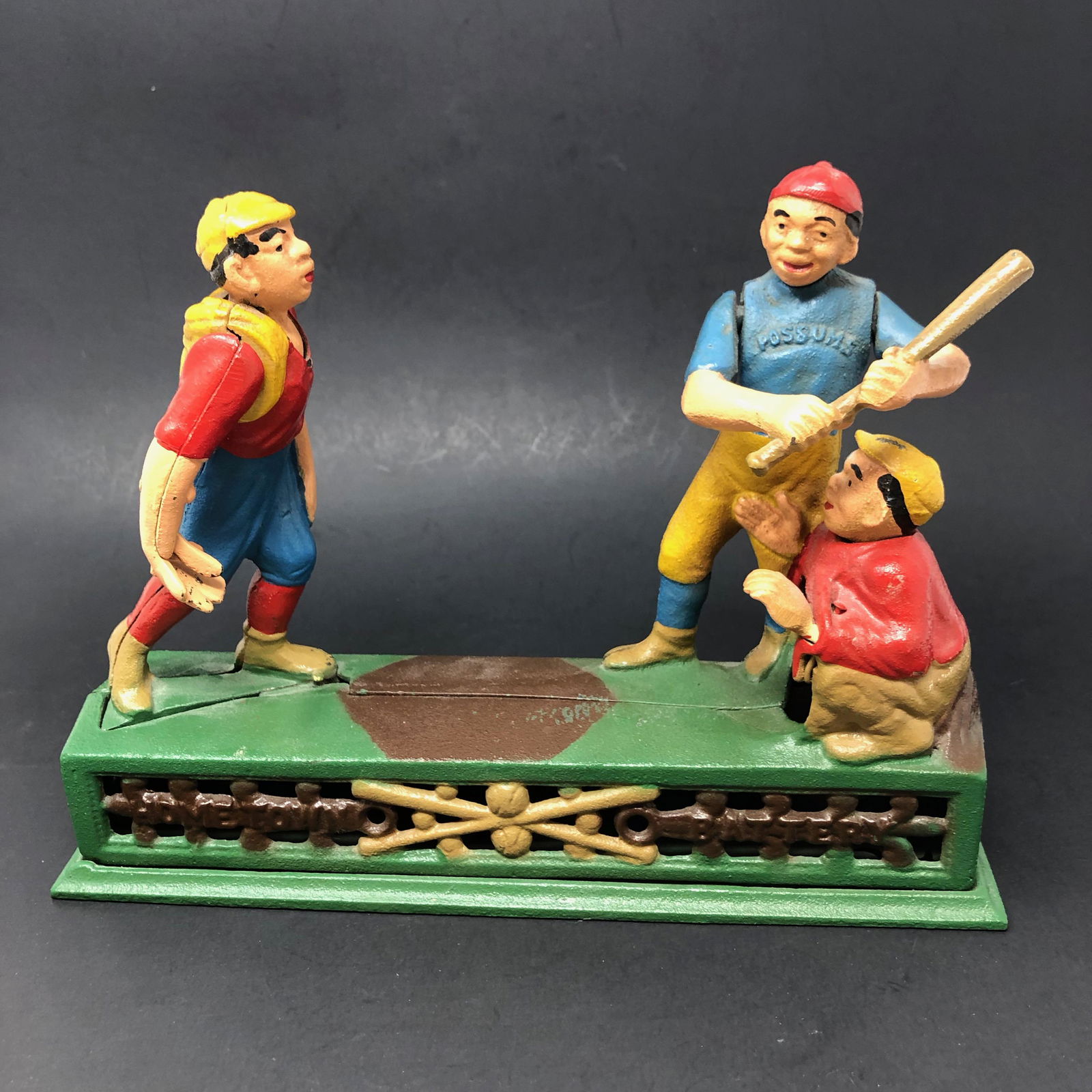 BOOK OF KNOWLEDGE  HOMETOWN BATTERY BASEBALL COIN BANK (1 of 6)