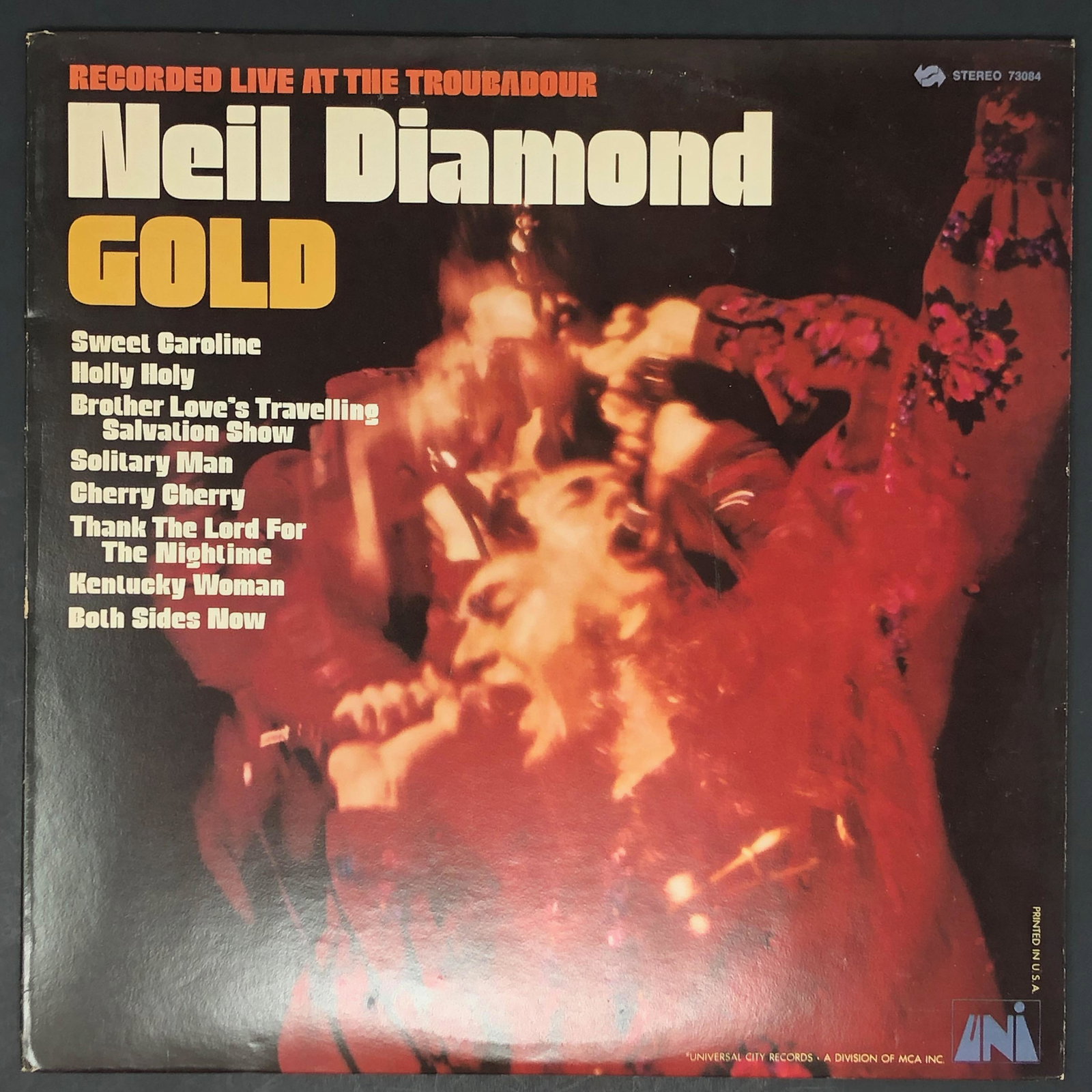 Vinyl LP Neil Diamond GOLD Live at the Troubador (1 of 2)