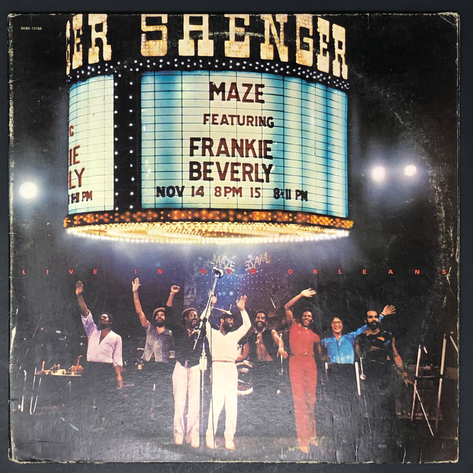 Vinyl LP Maze Frankie Beverly Live in New Orleans (1 of 2)