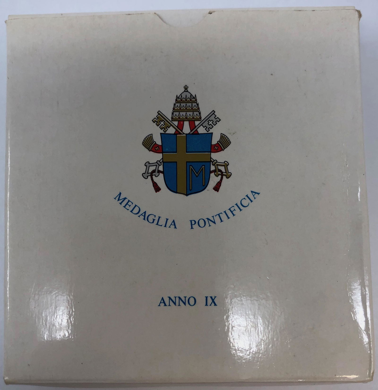 1987 Vatican City Annual Papal Silver Medal in case w COA (1 of 4)