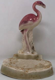 Vintage 1950s Lane & co Van Nuys Calif Crane figurine: Vintage 1950s Lane & co Van Nuys Calif Crane figurine. Measurement approximate: 7". Material: Porcelain