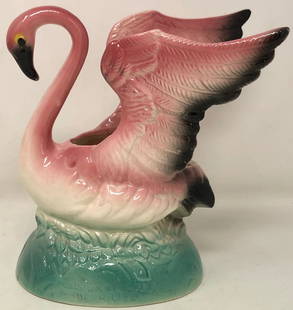 Vintage 1950s Lane & co Van Nuys Calif Crane figurine: Vintage 1950s Lane & co Van Nuys Calif Crane figurine. Measurement approximate: 6.5" Material: Porcelain