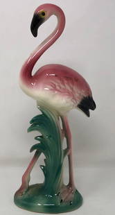 Vintage 1950s Lane & co Van Nuys Calif Crane figurine: Description: 1950s Lane & co Van Nuys Calif Crane figurine. Measurement approximate: 11" Material: Porcelain