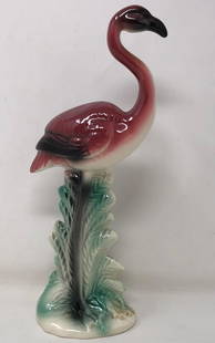 Vintage 1950s Lane & co Van Nuys Calif Crane figurine: Vintage 1950s Lane & co Van Nuys Calif Crane figurine. Measurement approximate: 10" Material: Porcelain