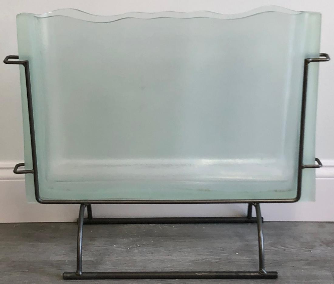 Art DÃ©cor glass magazine holder (1 of 4)