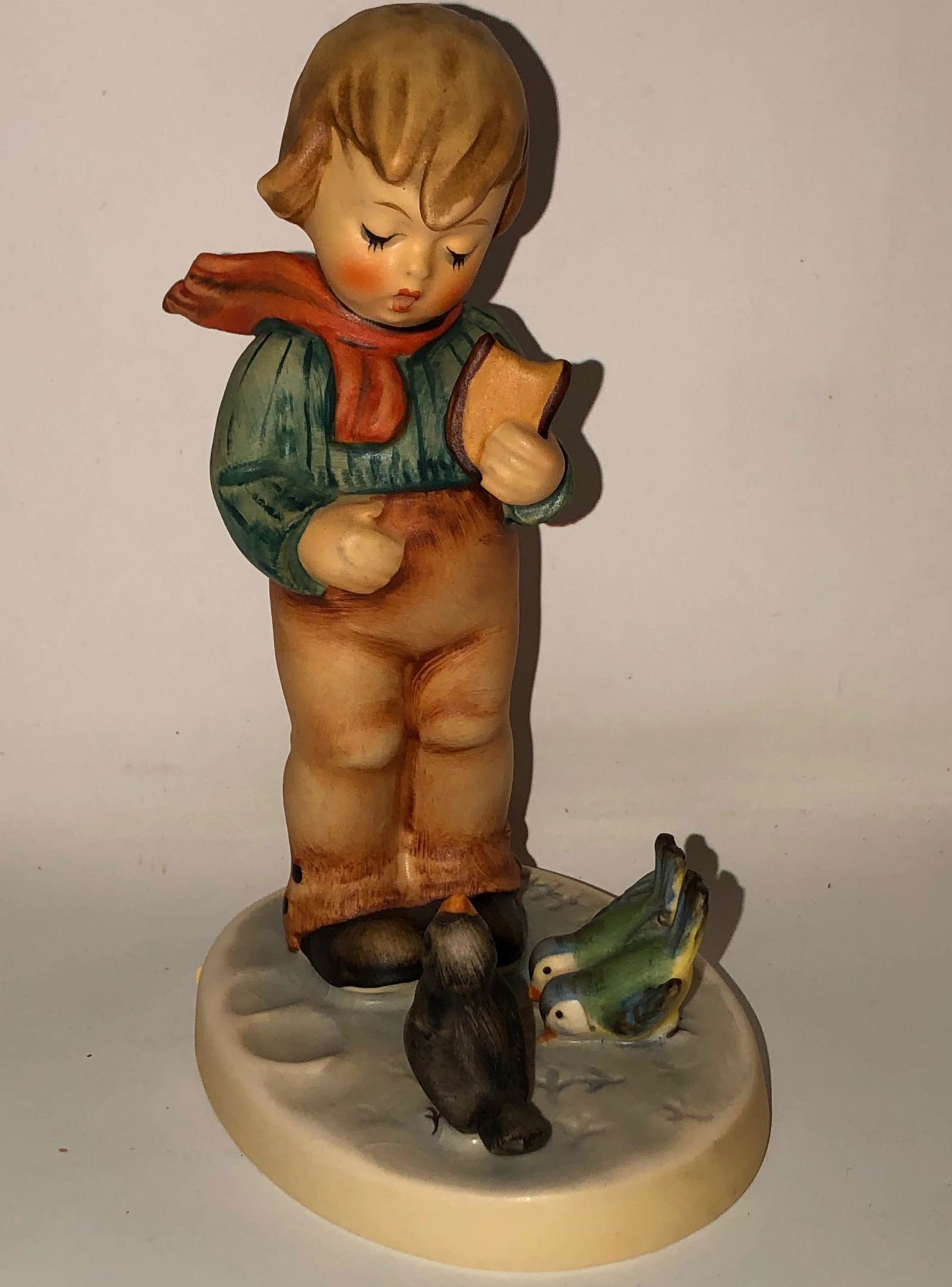 GOEBEL HUMMEL Bird Watcher Signed '80 300 1956 Â© W GERMANY (1 of 4)