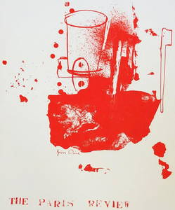 Jim Dine Signed limited edition Paris Review poster 27/150