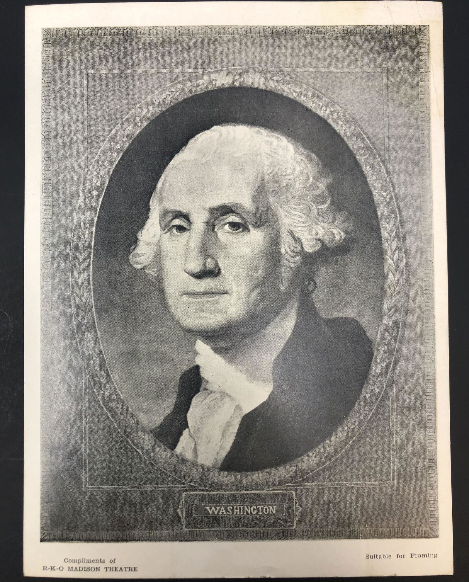 MARSHALL Portrait WASHINGTON Photo Print RKO Madison (1 of 2)