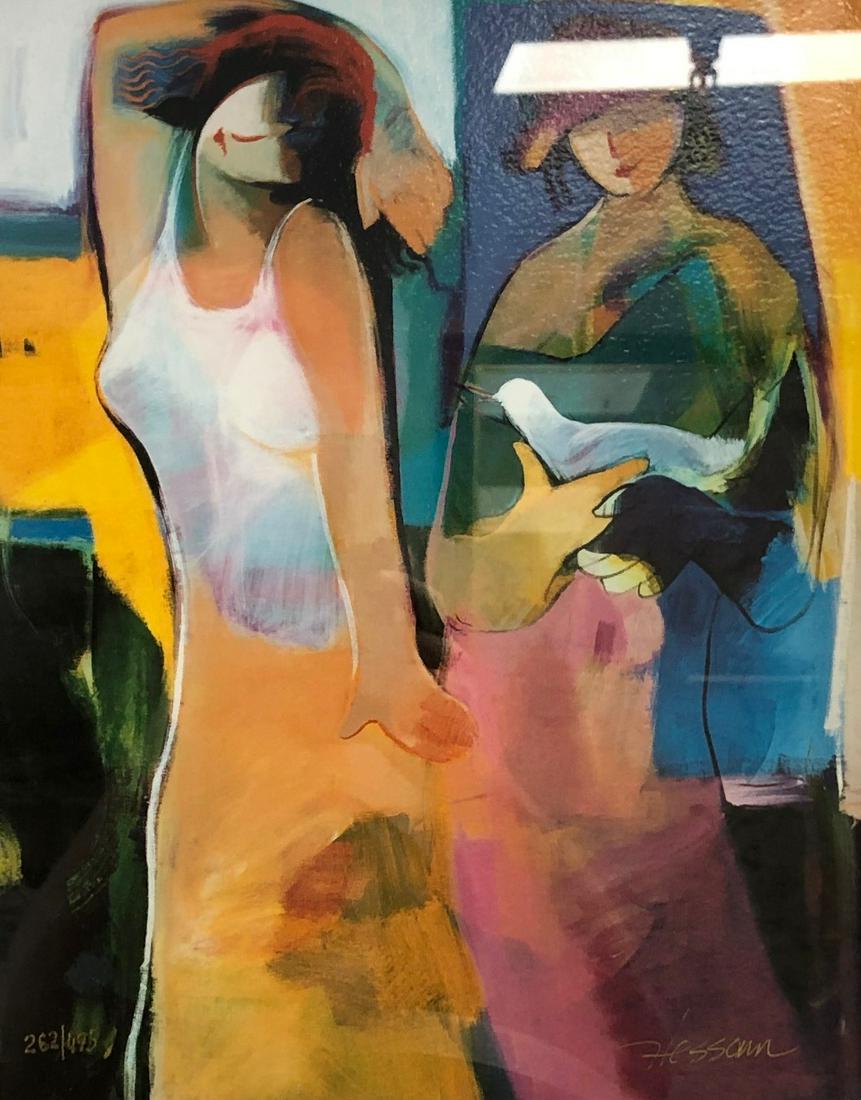 Signed Hessam Abrishami lithograph 262/495 (1 of 4)