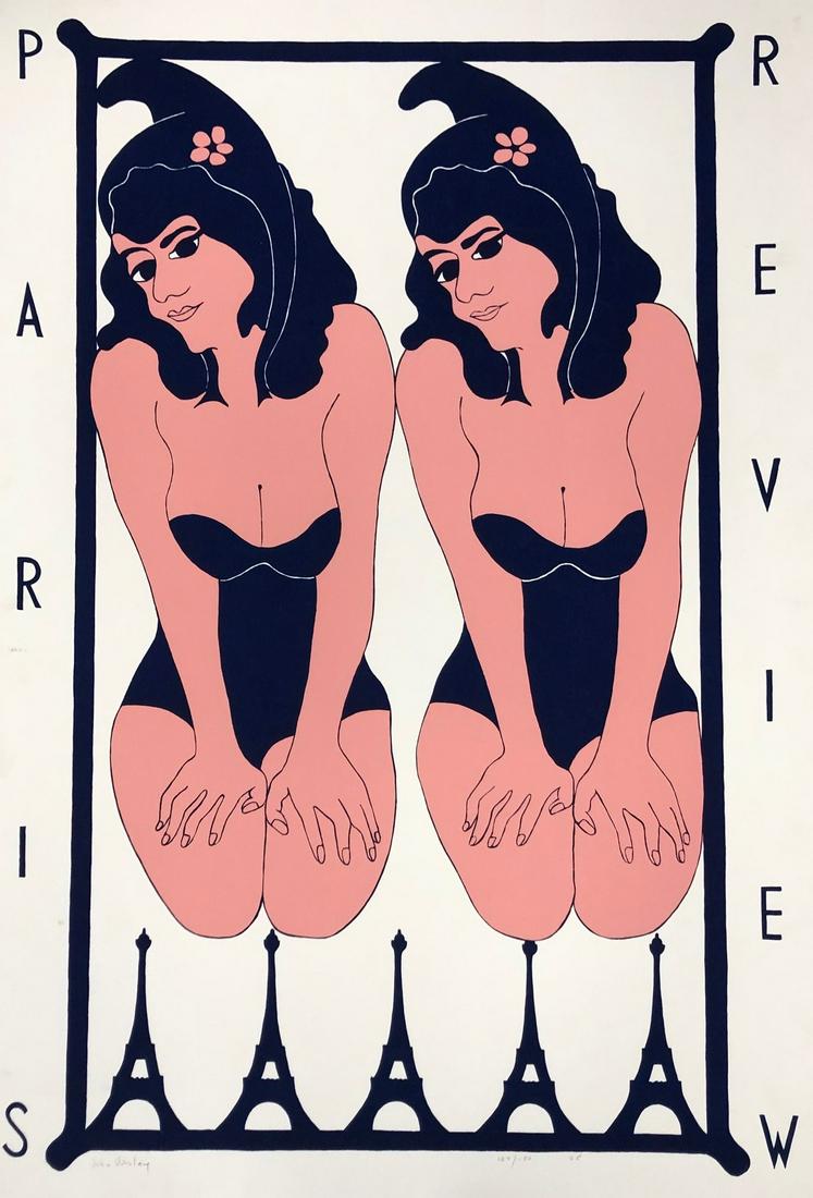 Pencil Signed John Wesley (b. 1928), Paris Review 1965/ Numbered 124/150 (1 of 4)