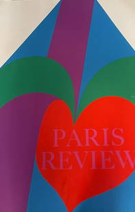 Carol Summers Paris Review Print /Poster Numbered 39/150: Description: Carol Summers Paris Review Print/poster Numbered 39/150 Measurement approximate: 40 x 26 H (Inches). Material: paper