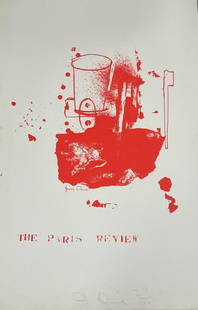 Jim Dine Signed limited edition Paris Review poster 27/151: Description: Jim Dine Signed limited edition Paris Review poster 27/151 Measurement approximate: 40 x 26 H (Inches). Material: paper