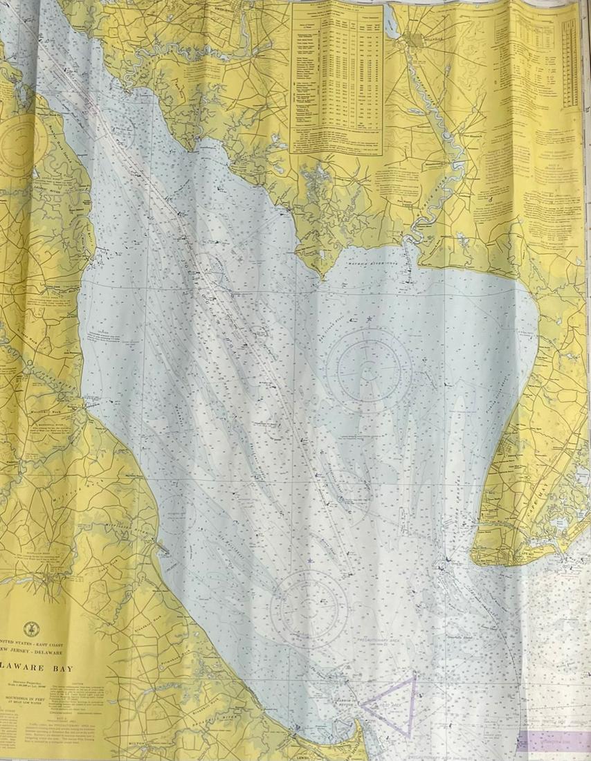 NAUTICAL CHART/ UNITED STATES  EAST COST DELAWARE BAY (1 of 5)