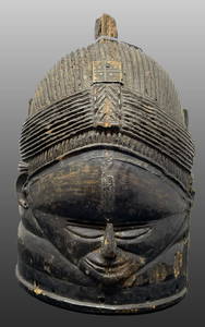 Early 20th Century Mende Helmet Mask/ Sierra Leone