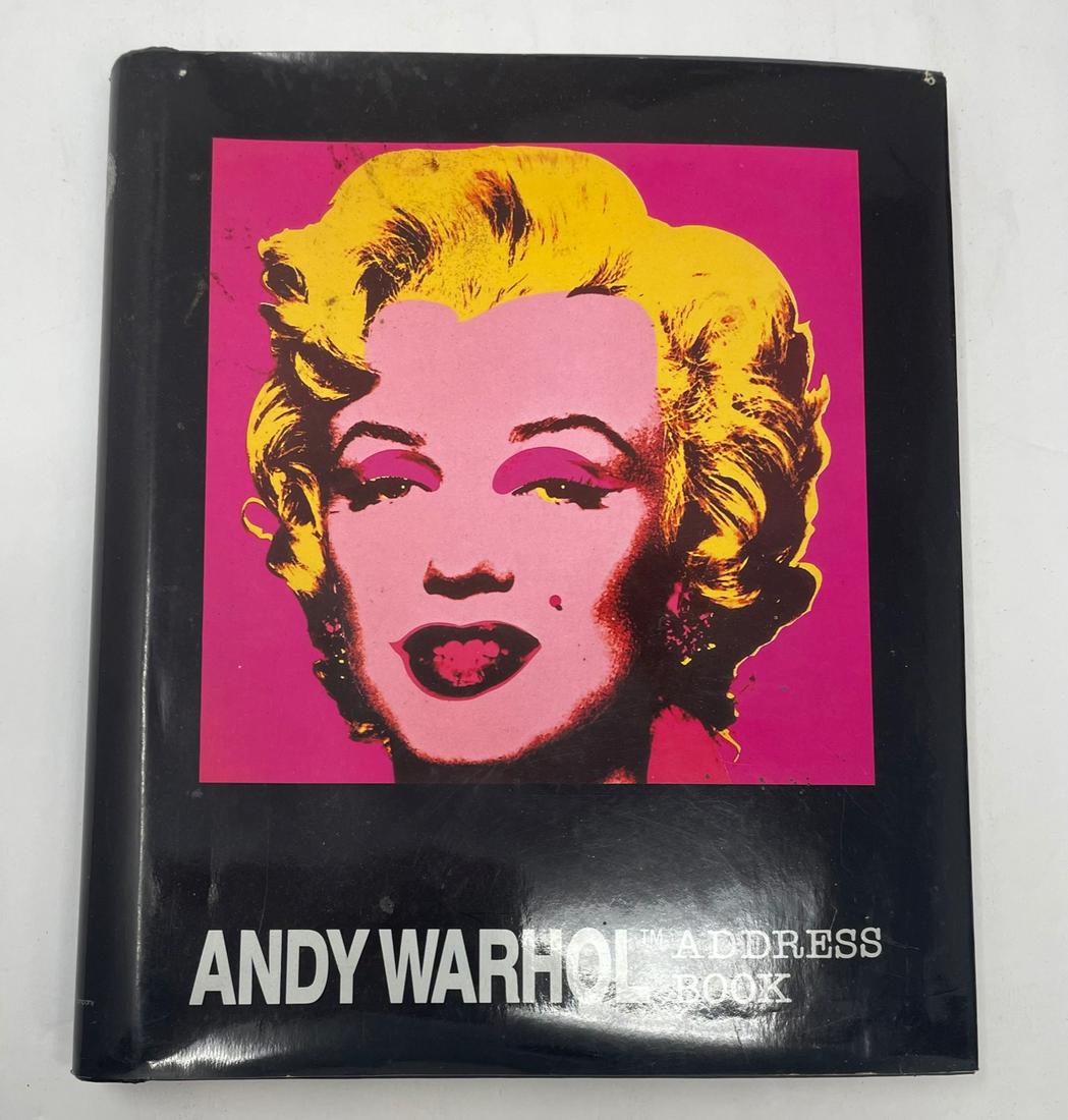 ANDY WARHOL ADDRESS BOOK (Marilyn Monroe cover). Illustration by ANDY WARHOL (1 of 5)