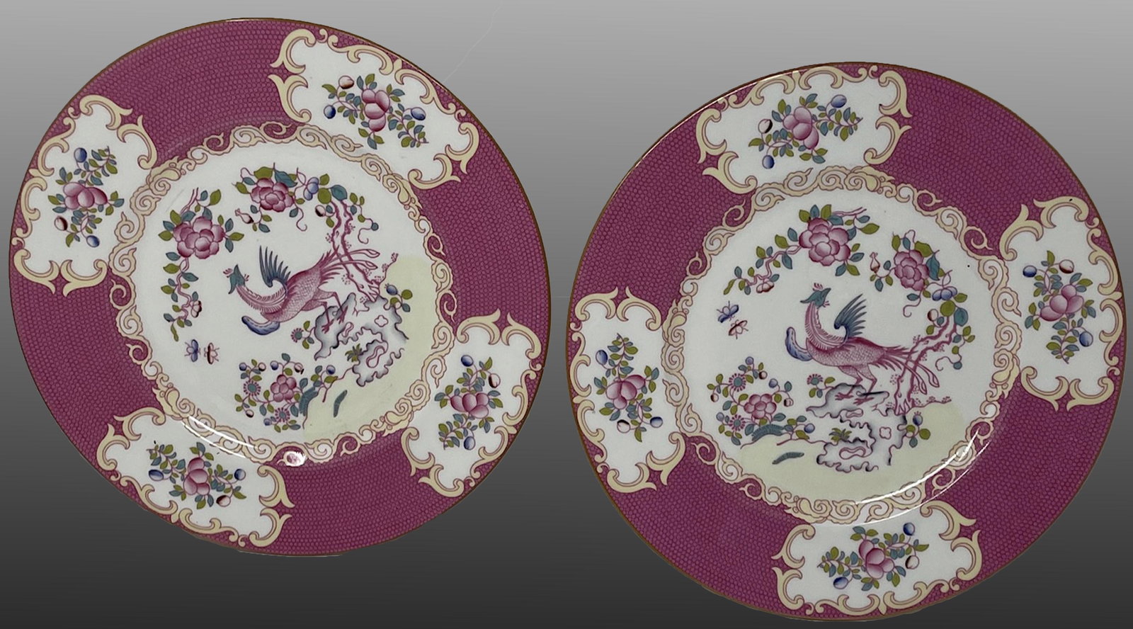 Early 20 th  Cent. Minton Cockatrice Dinner Plate 10.25/ England (1 of 6)