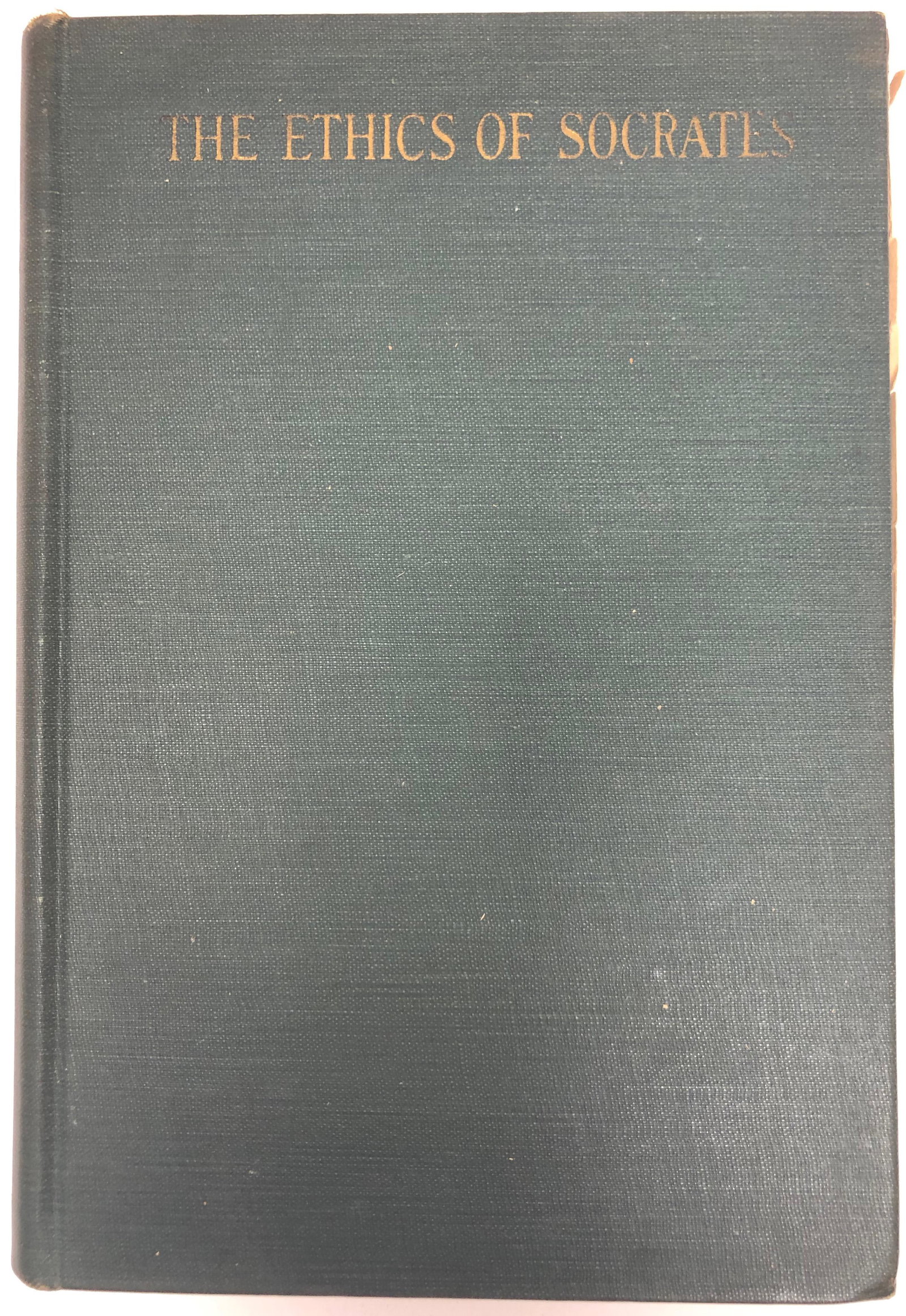 Miles Menander Dawson. The Ethics of Socrates. 1924 Edition.: Description: Miles Menander Dawson. The Ethics of Socrates New York: G.P. Putnamâ€™s Sons 1924Measurement approximately: 8.5” H.Material: Paper, Spine slightly faded, & some penciling thru 