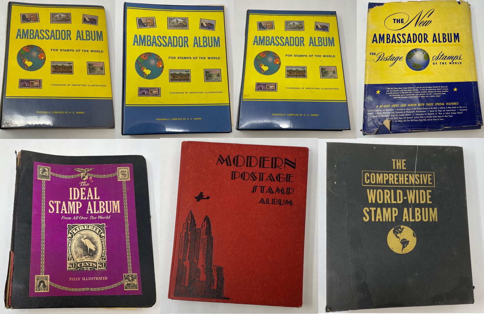 Lot of 7 Stamp Collections (1 of 19)