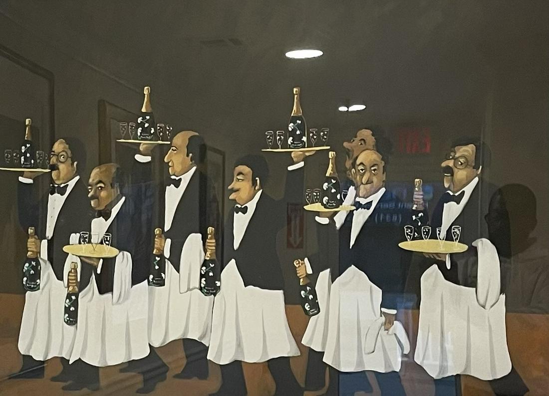 Flower Bottle Brigade /Guy Buffet Lithograph 573/ 595/ Pencil Signed (1 of 4)