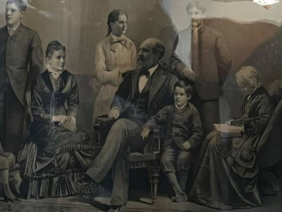 CURRIER AND IVES/ JAMES GARFIELD LITHOGRAPH: Description: CURRIER AND IVES/ JAMES GARFIELD LITHOGRAPHMedium: Lithograph paperMeasurement approximate: 23 X 19 Image (Inches)