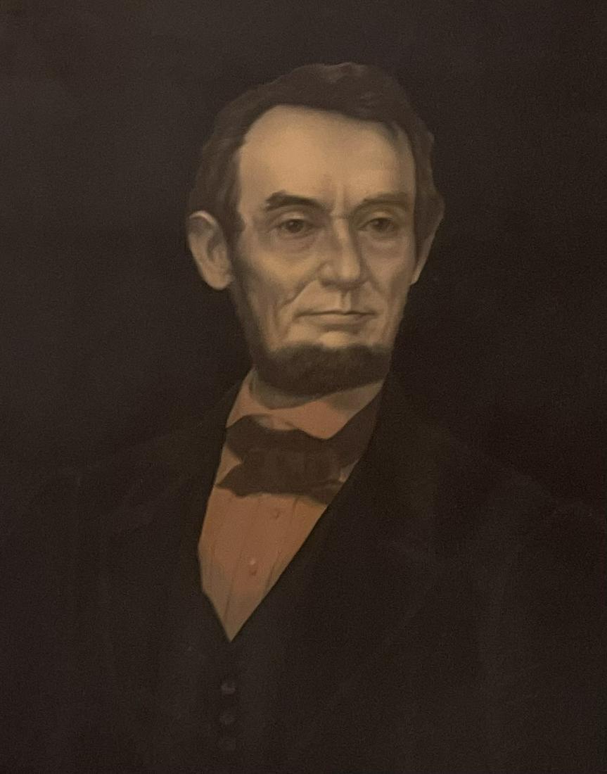 ANTIQUE ABE LINCOLN LITHOGRAPH (1 of 4)