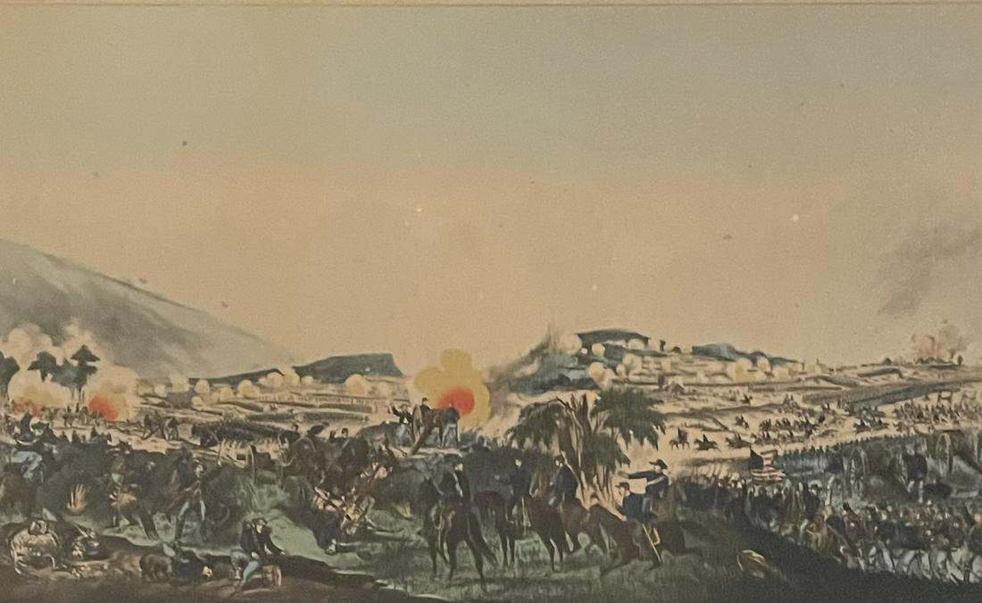 CURRIER AND IVES / THE Battle of Gettysburg 3rd day LITHOGRAPH (1 of 6)