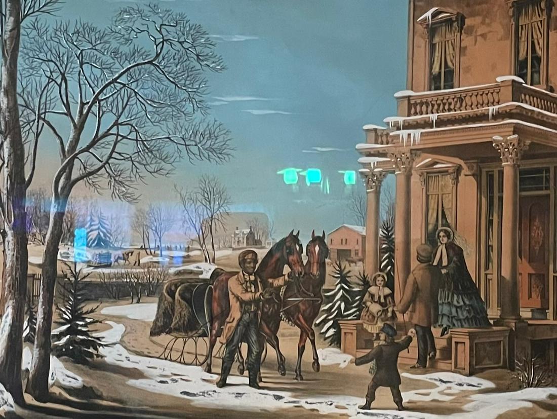 CURRIER AND IVES / AMERICAN COUNTRY LIFE / Lithograph (1 of 3)