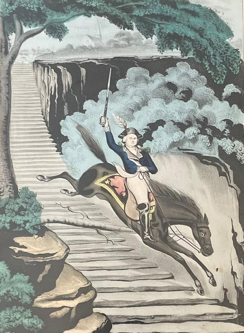 CURRIER AND IVES / GENERAL ISRAEL PUTNAM / LITHOGRAPH (1 of 3)