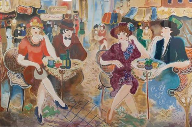 Oversize Itzchak Tarkay (1935-2012) Lithograph Signed and numbered (1 of 2)