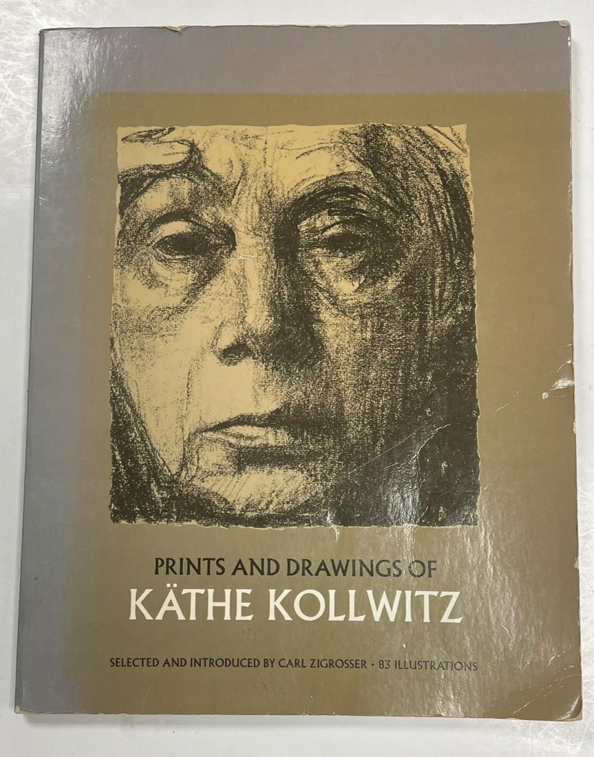 BOOK: PRINTS AND DRAWINGS OF KATHE  KOLLWITZ (1867-1945) (1 of 3)